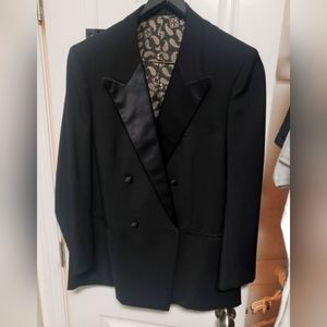 Black Tuxedo Top / Blazer Jacket